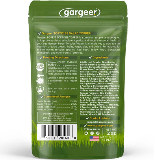 Forest Tortoise Salad Topper by Gargeer