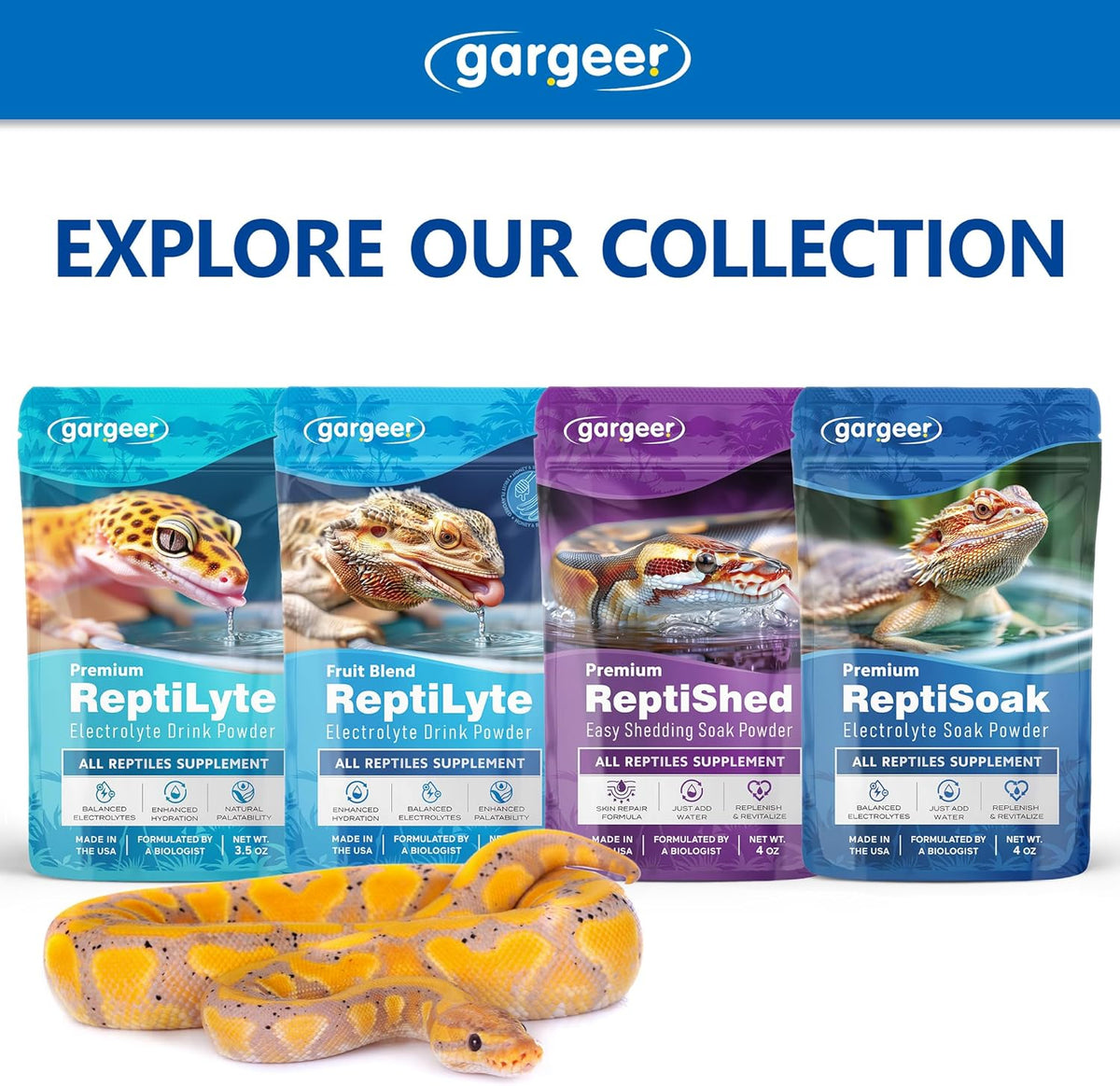 ReptiSoak Electrolyte Soak Powder by Gargeer