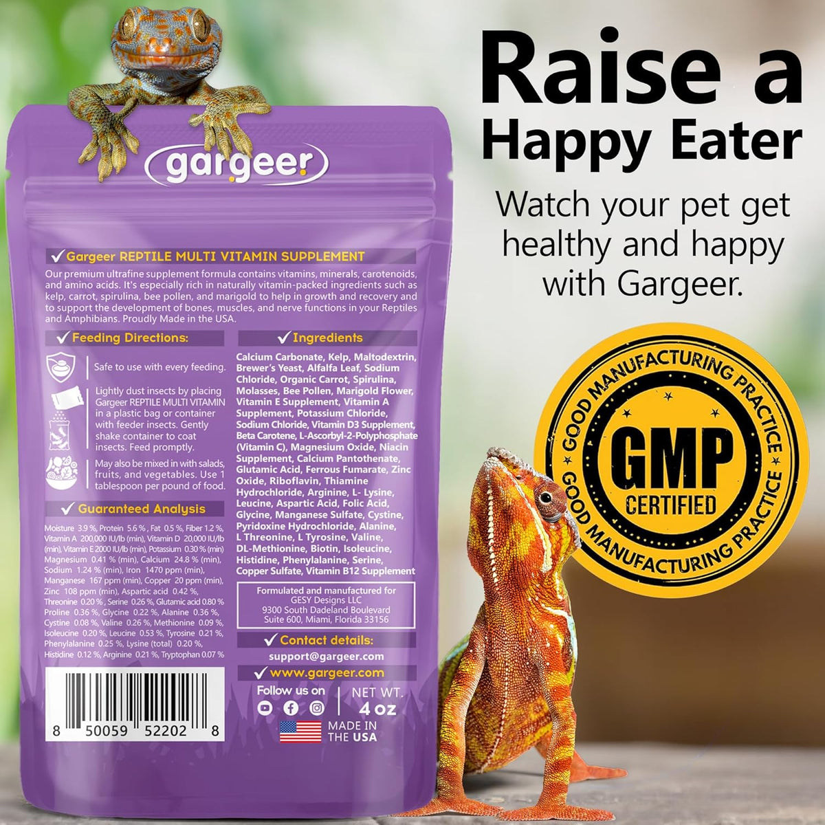 All Reptile Multi-Vitamin Supplement by Gargeer