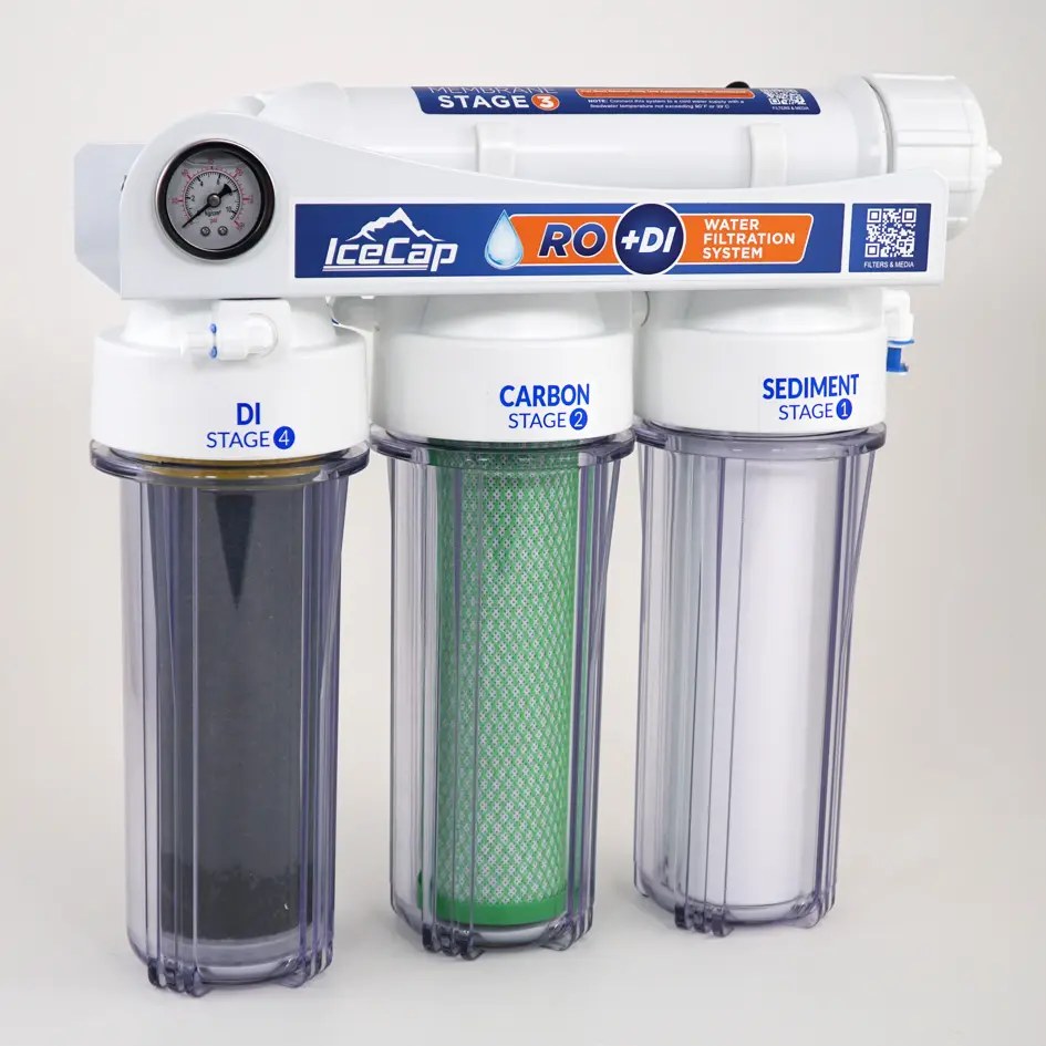 IceCap 100 GPD Reverse Osmosis RO/DI Water Filtration System
