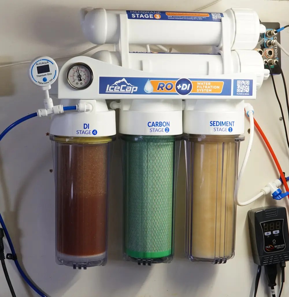 IceCap 150 GPD Reverse Osmosis RO/DI Water Filtration System