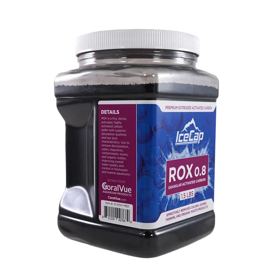IceCap ROX 0.8 Premium Activated Carbon, Medium, 1.5 Ibs
