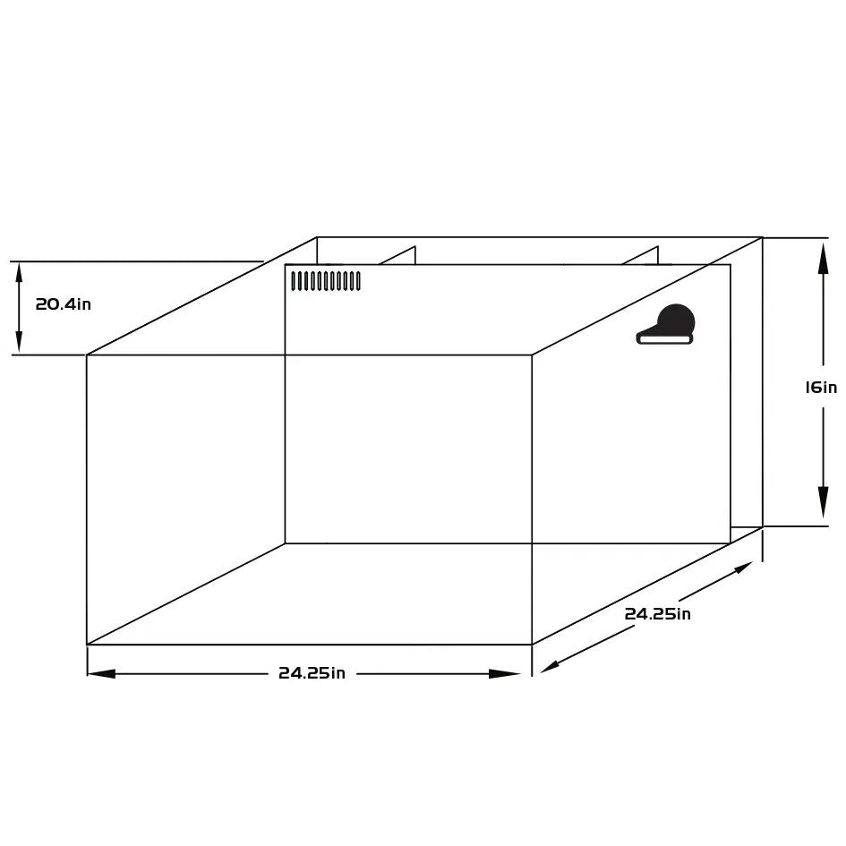 IceCap All-In-One Cube Aquarium, 38-Gallon