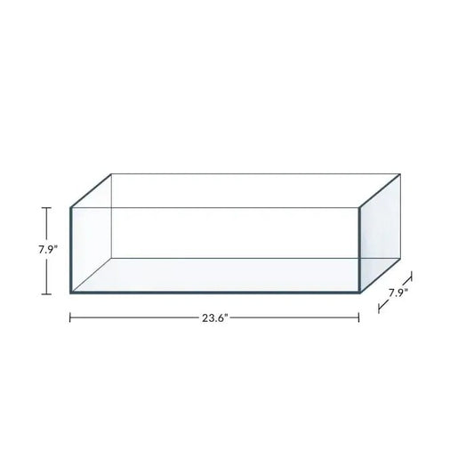 IceCap Glass Bookshelf Aquarium, 6.3-Gallon