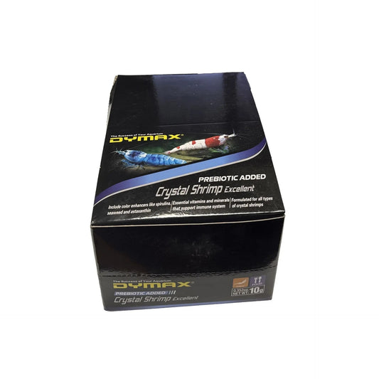 Dymax Crystal Shrimp Excellent Food, 10 g, 24-Pack Retail Box