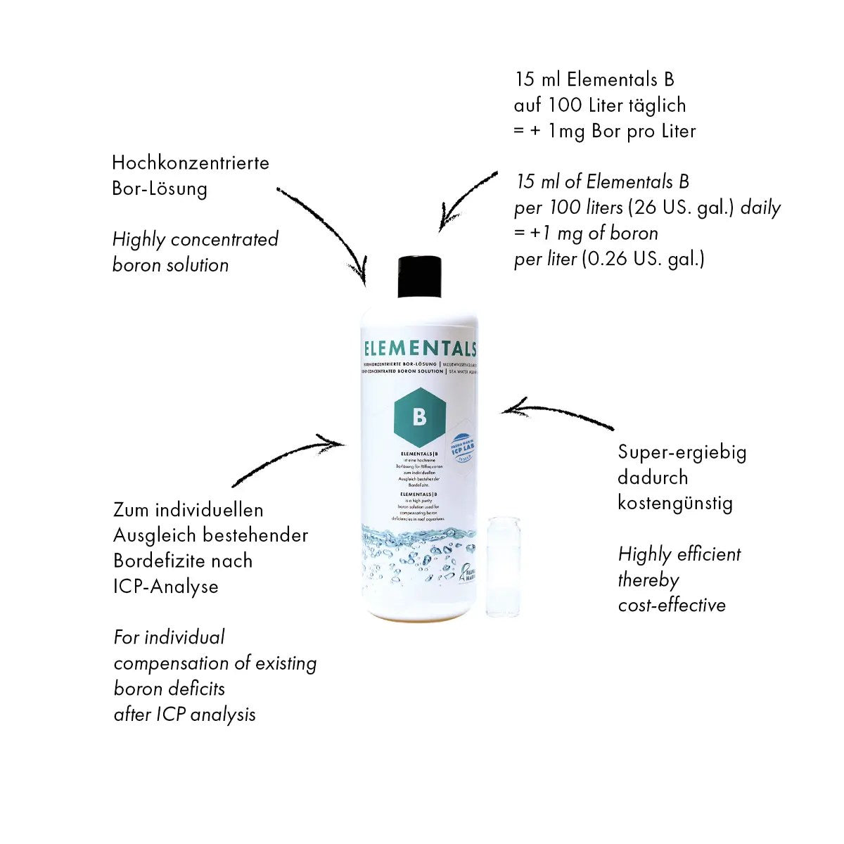 Fauna Marin Elementals B, Boron, 1000 ml