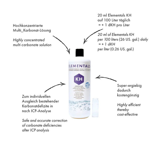 Fauna Marin Elementals, KH, Alkalinity, 1000 ml