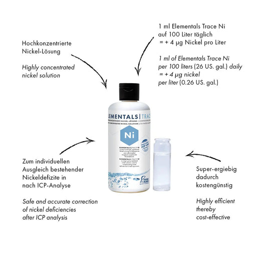 Fauna Marin Elementals Trace NI, Nickel, 250 ml