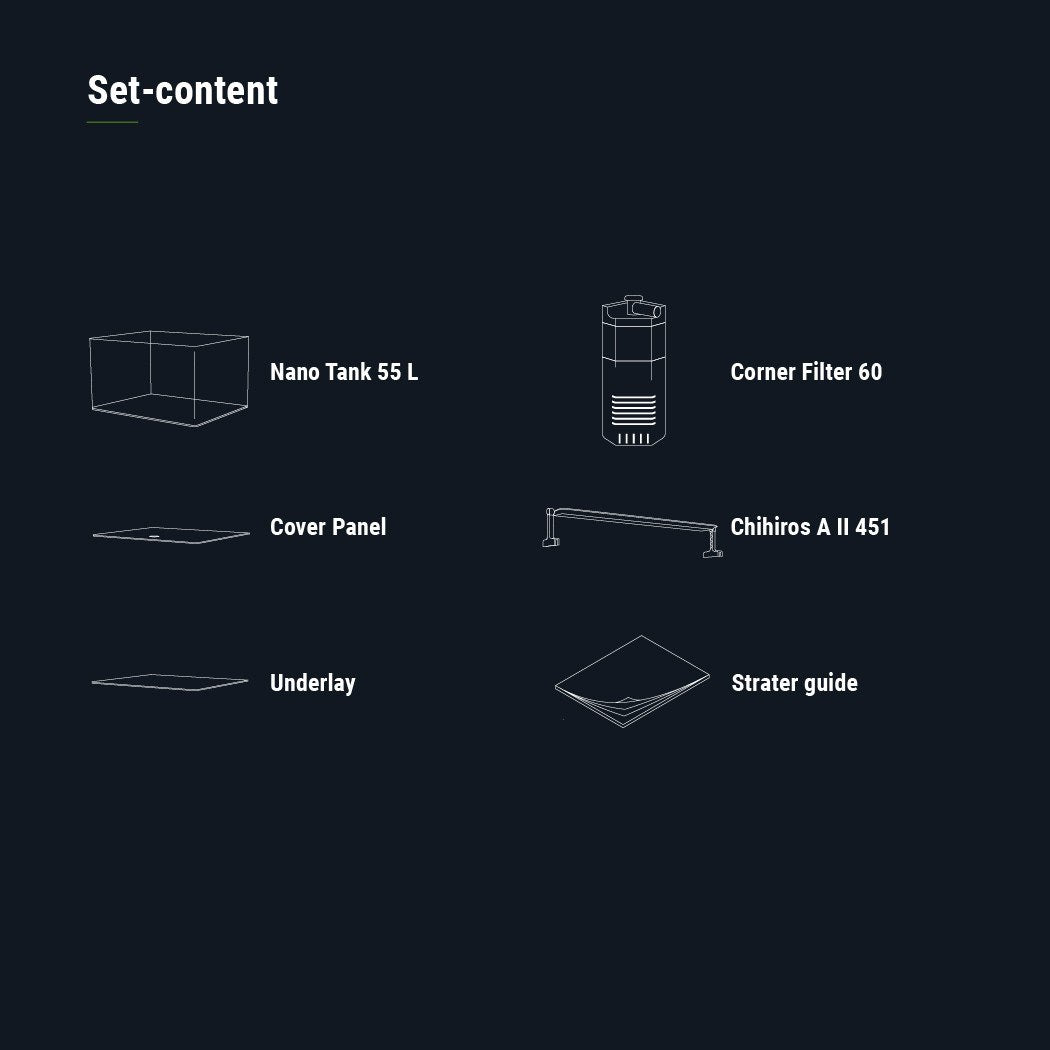 Dennerle Nano Tank Basic, 55L/14.5G