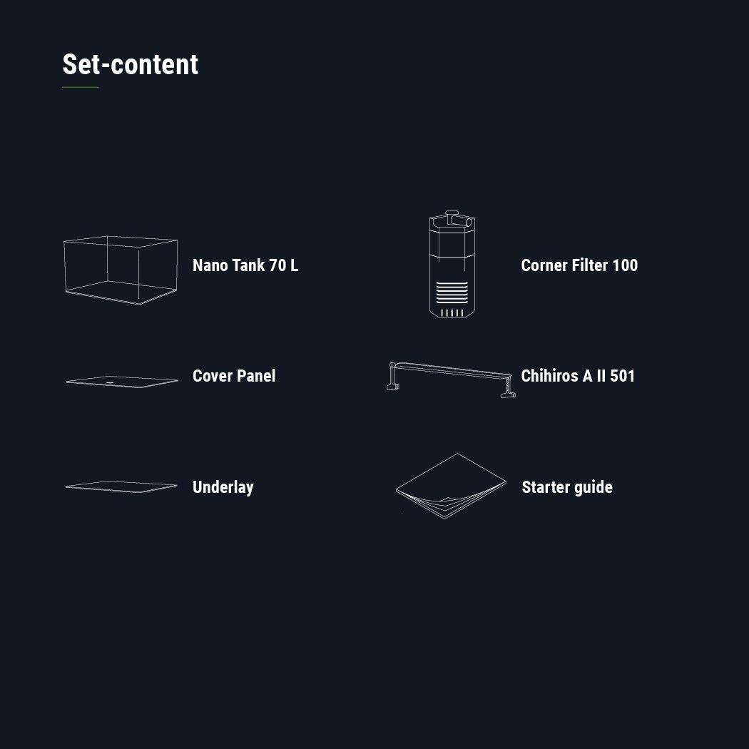 Dennerle Nano Tank Basic, 70L/18.5G
