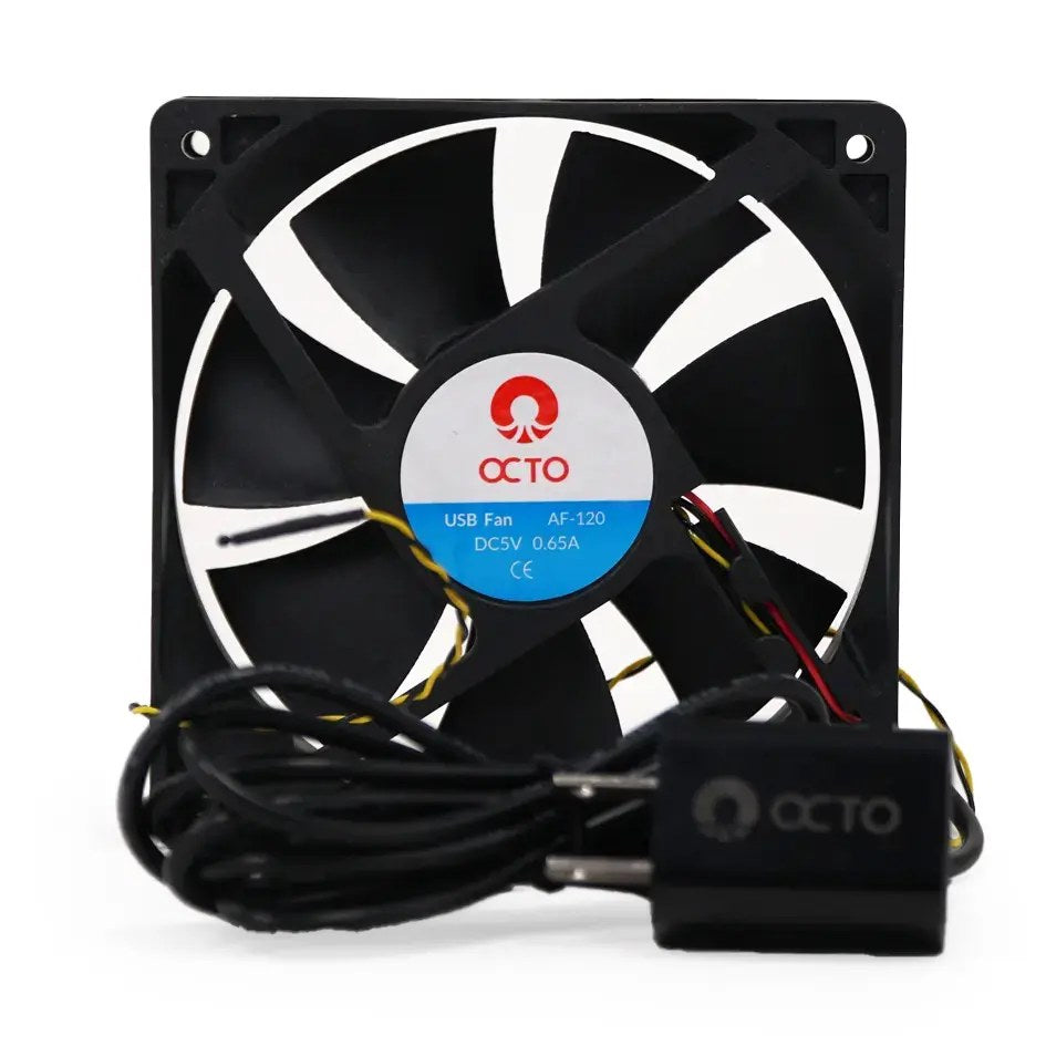 Octo 4 inch USB Smart Fan
