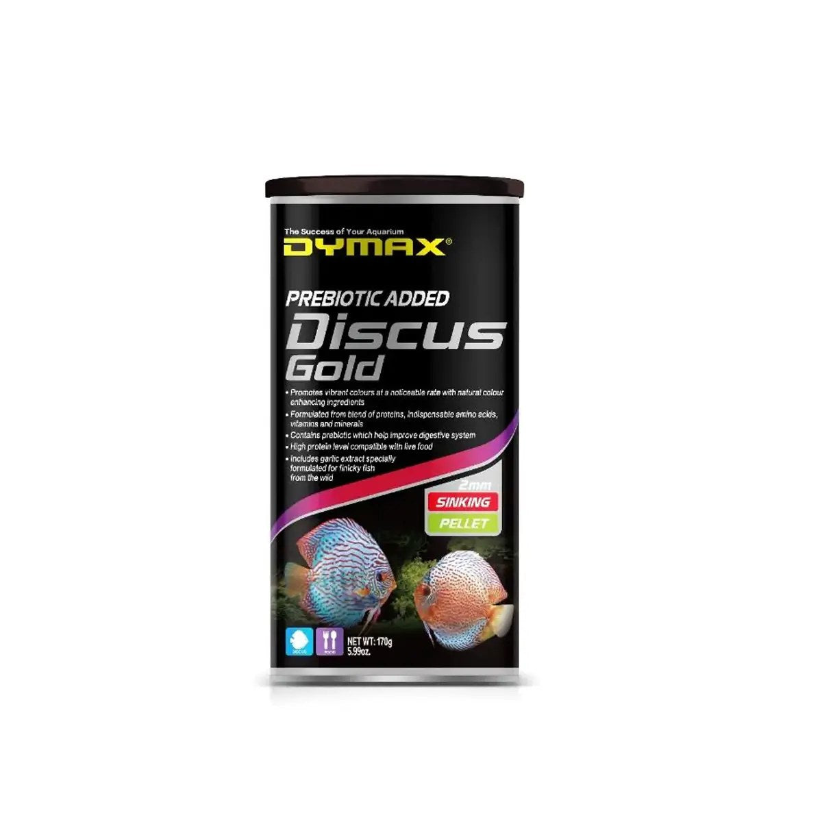 Dymax Discus Gold Pellet Fish Food, 170 g