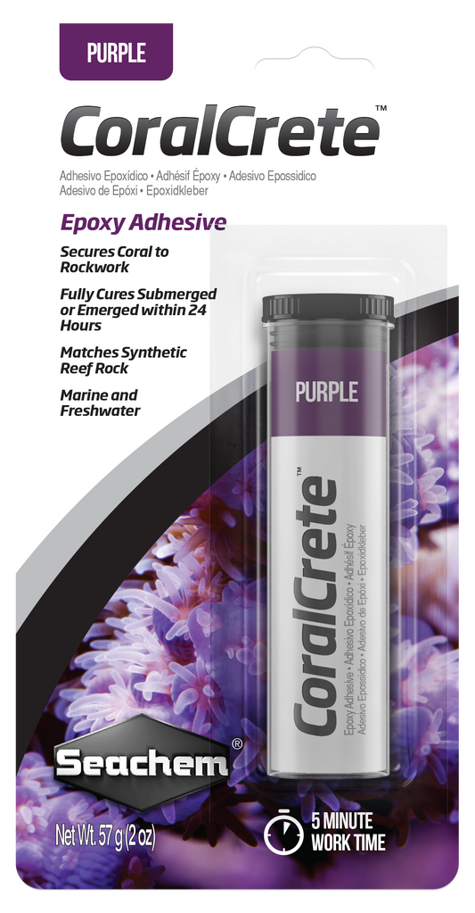 Seachem CoralCrete Epoxy Adhesive - Purple