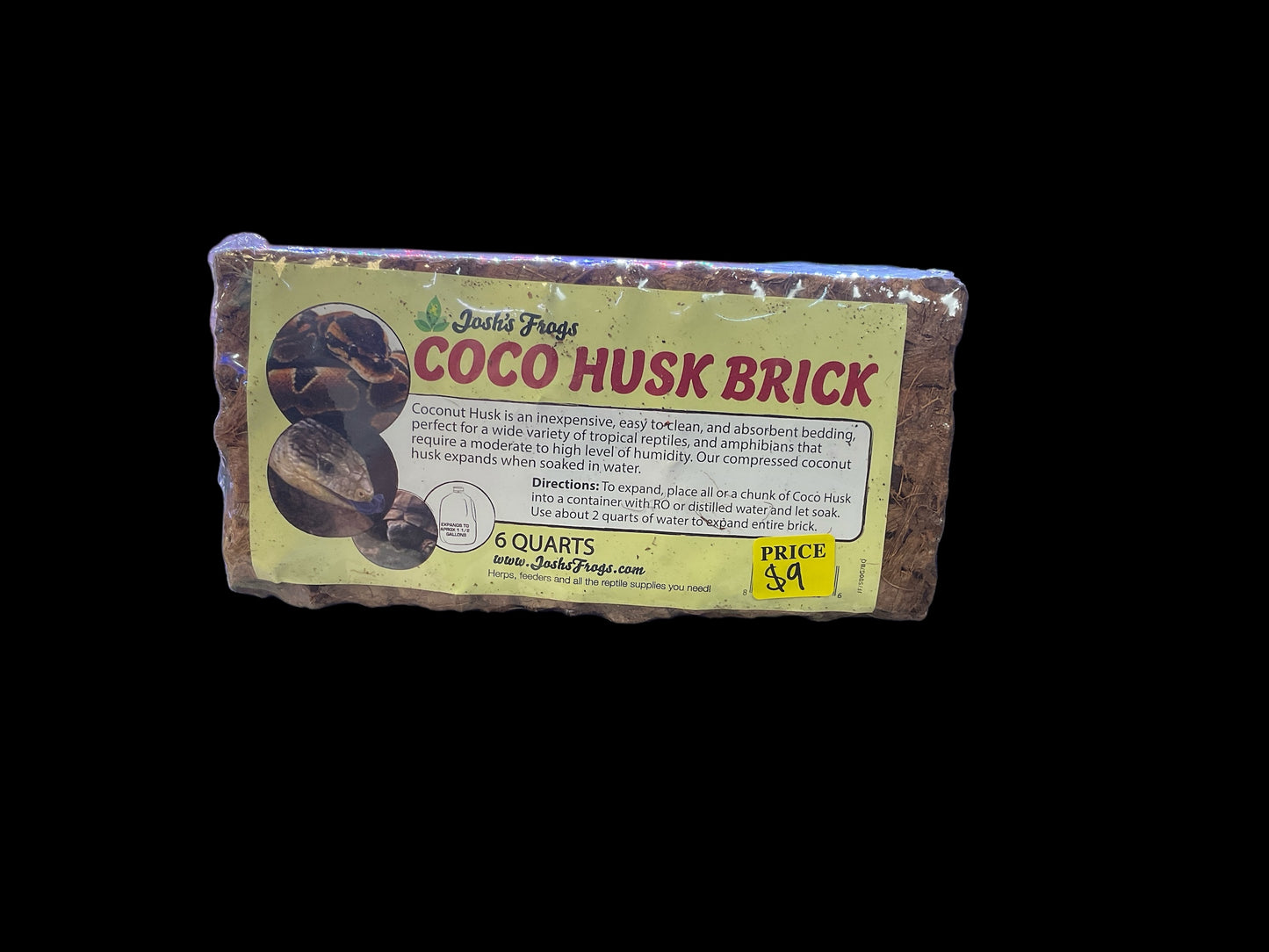 Coco husk brick