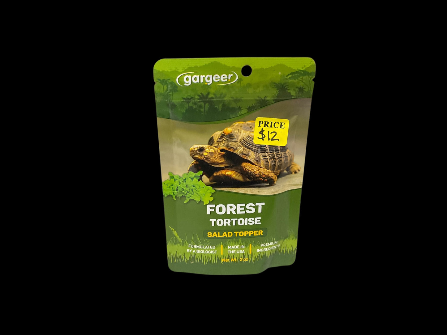 Forest tortoise salad topper