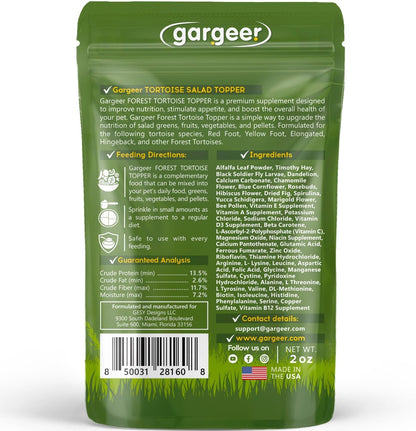 Forest Tortoise Salad Topper by Gargeer