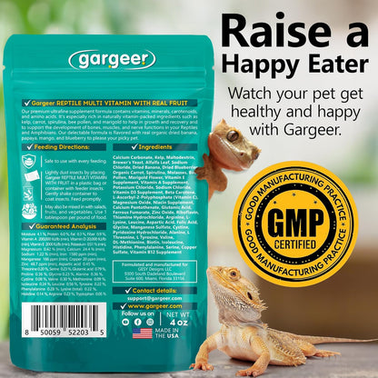 All Reptile Multi-Vitamin Supplement with Fruit by Gargeer