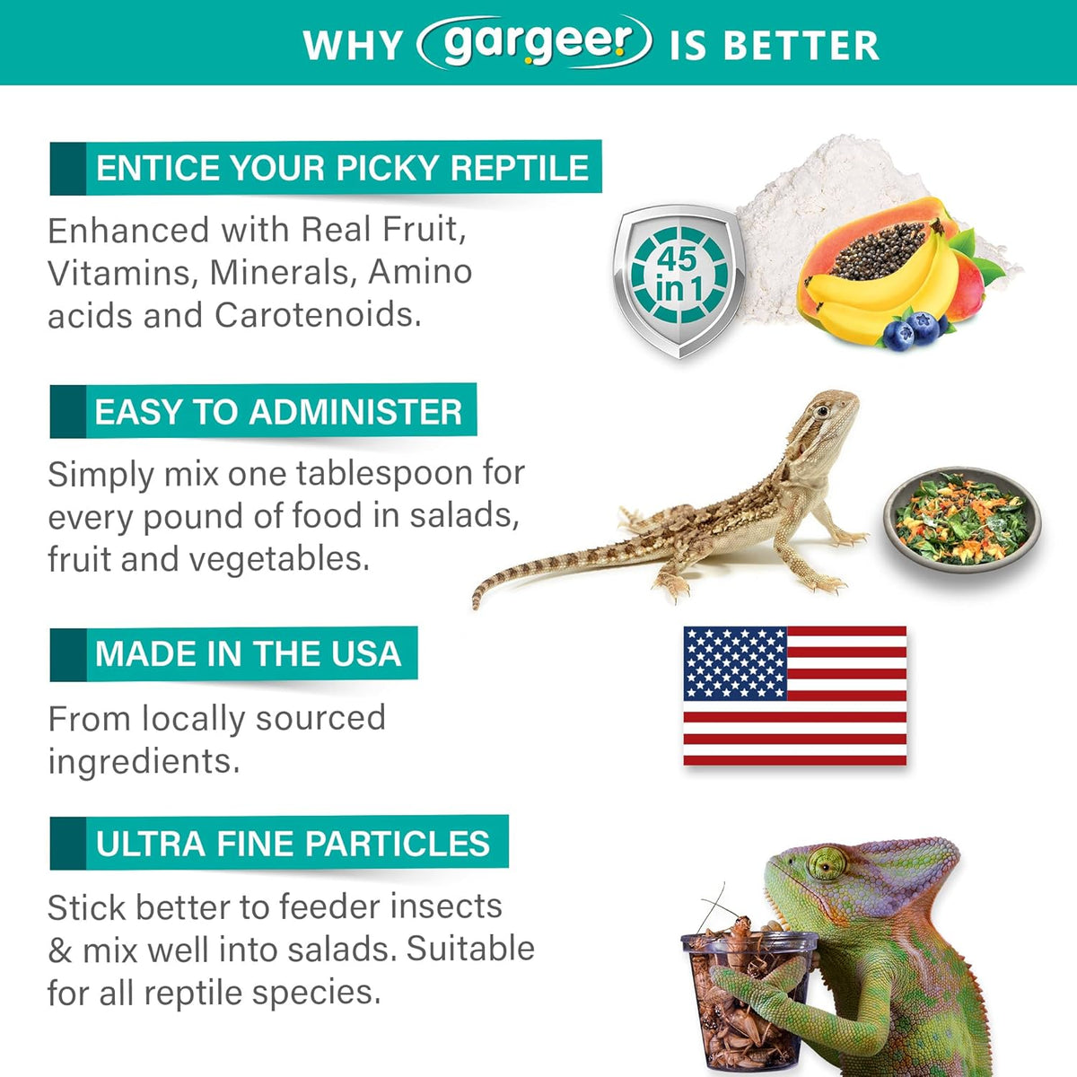 All Reptile Multi-Vitamin Supplement with Fruit by Gargeer