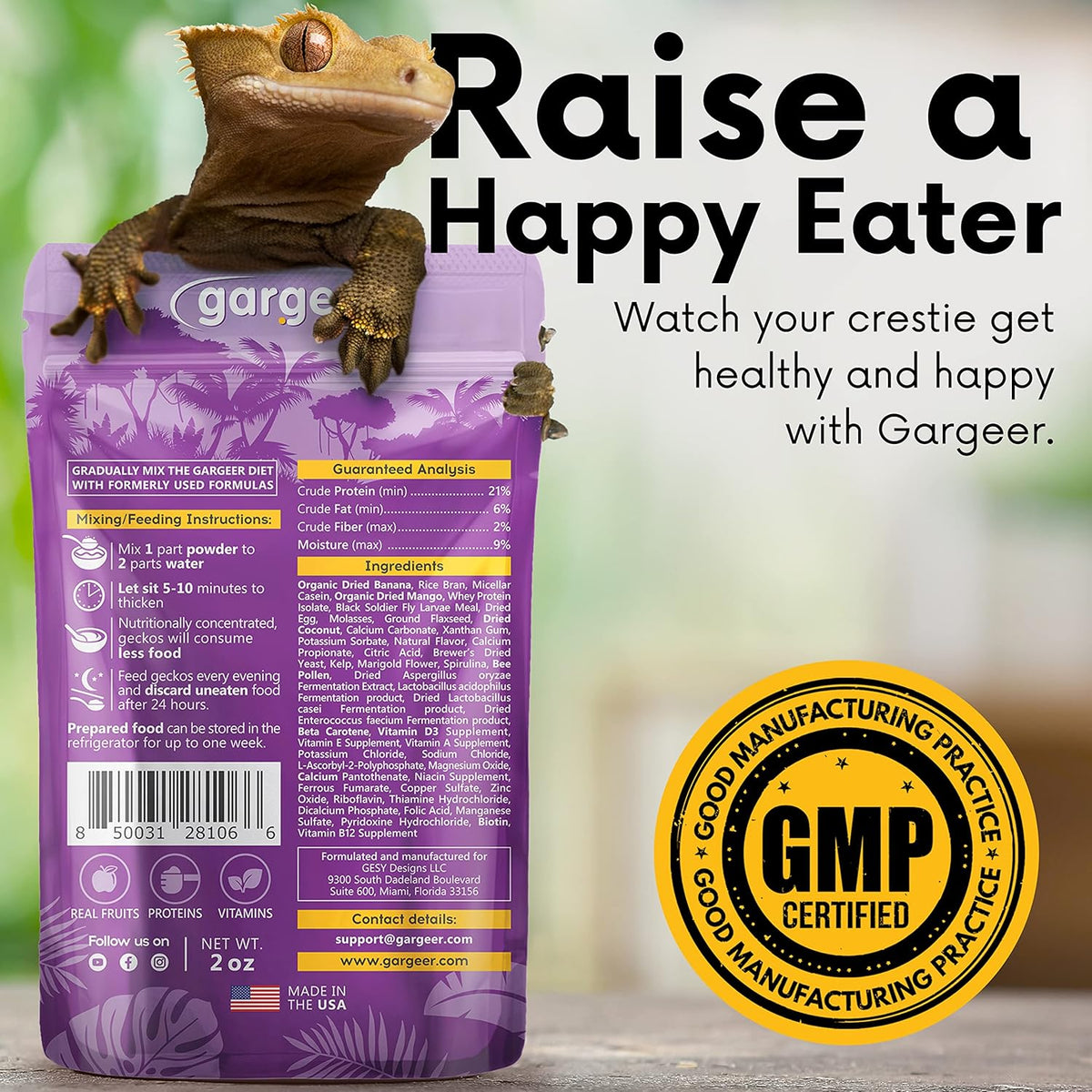 Gentle Geck Tropical + Insects by Gargeer