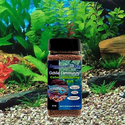 Aquaculture-One Cichlid Color Enhancing Bits