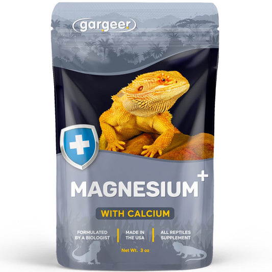 Magnesium & Calcium Supplement For Reptiles by Gargeer