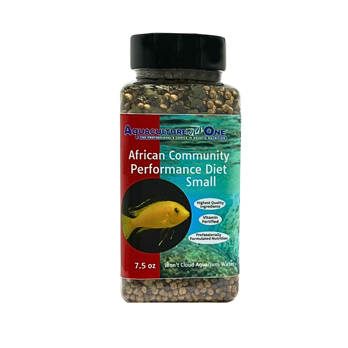 Aquaculture-One African Cichlid Performance Diet Small 7.5 oz