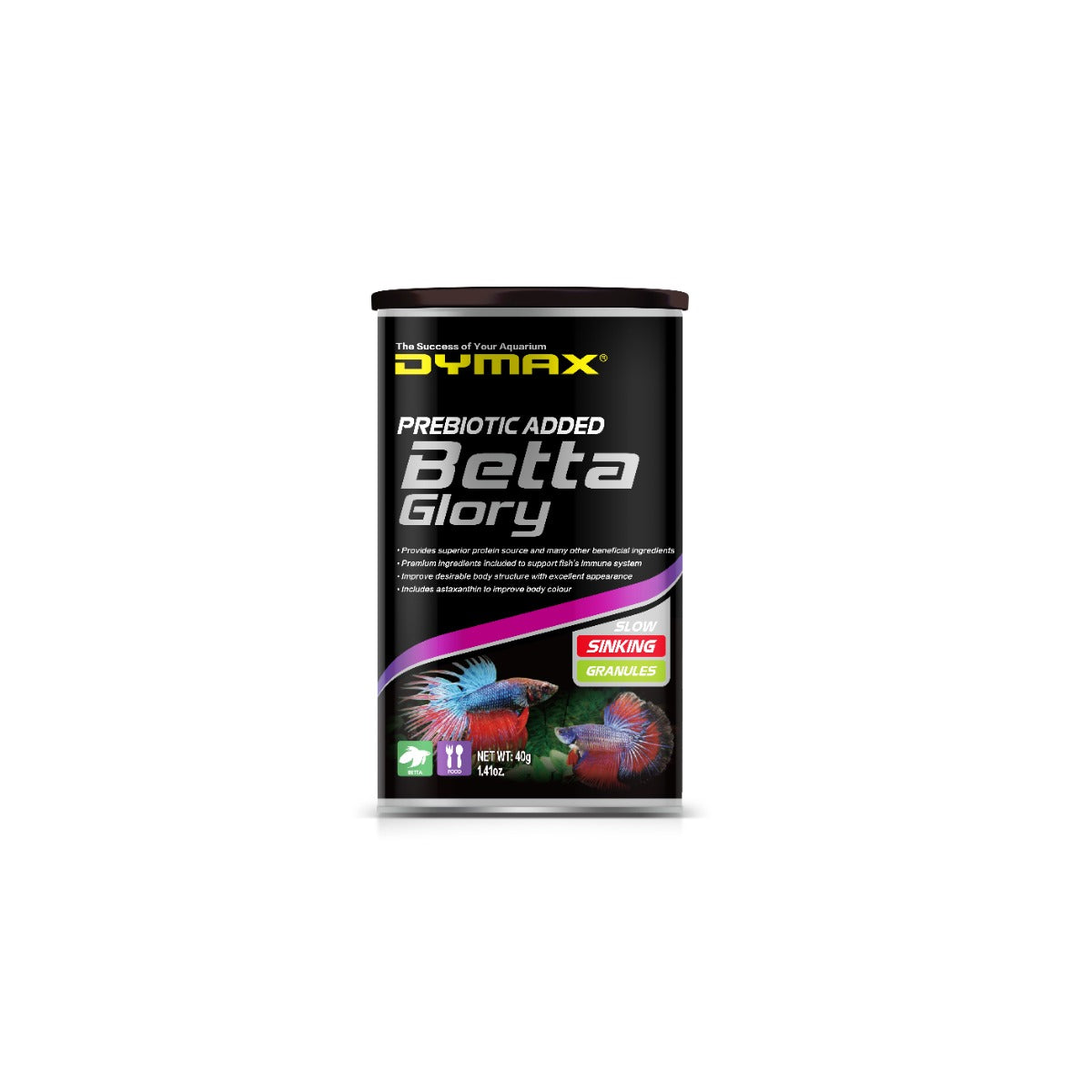 Dymax Betta Glory Granule Fish Food, 40 g