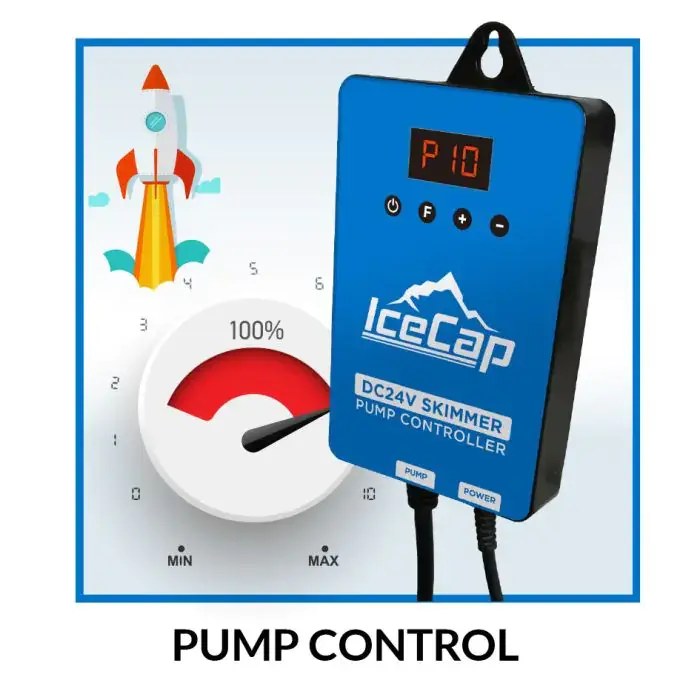 IceCap K3-200HOB Round Controllable Protein Skimmer