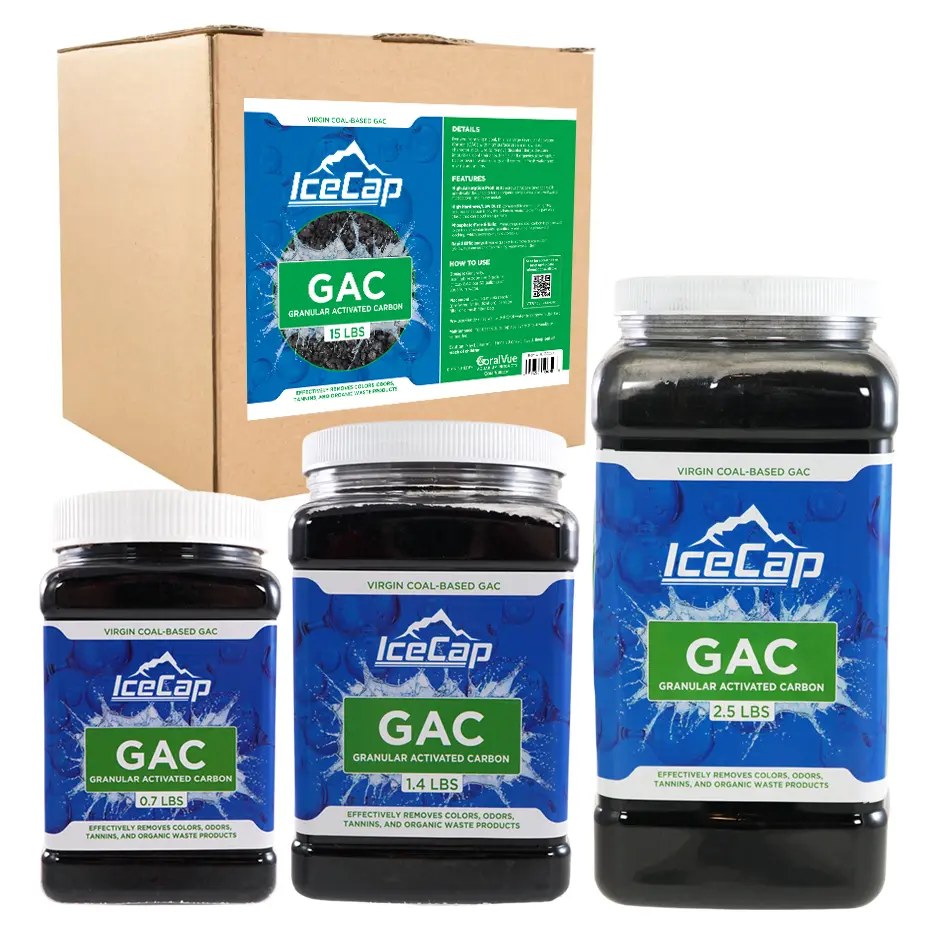 IceCap Granular Activated Carbon (GAC), XLarge 15lb Box