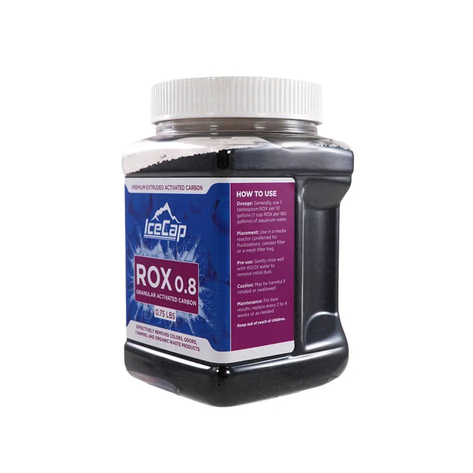 IceCap ROX 0.8 Premium Activated Carbon, Small, 0.75lbs