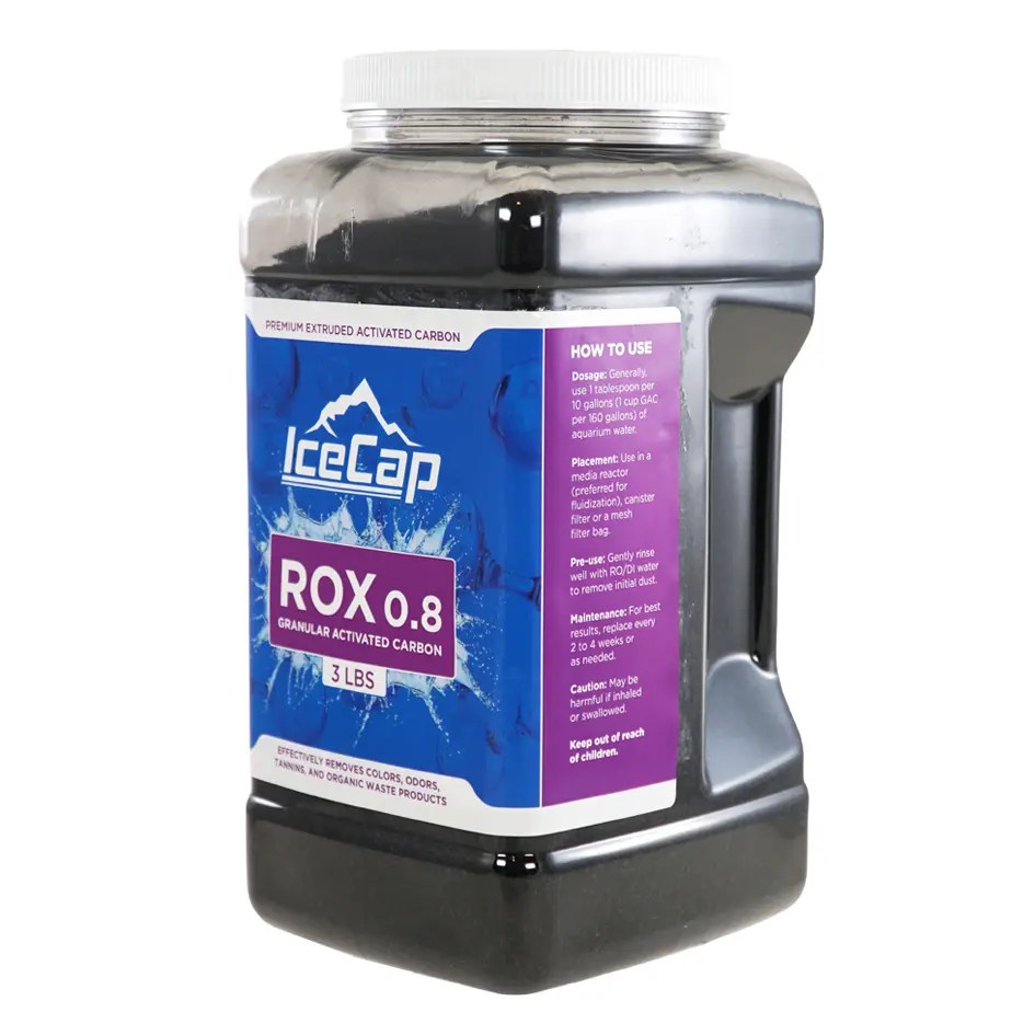 IceCap ROX 0.8 Premium Activated Carbon, Large, 3lbs