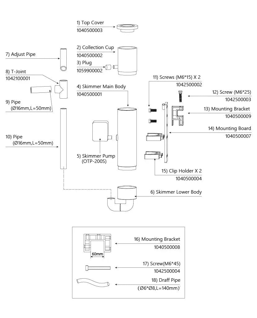 Octo Nano Protein Skimmer