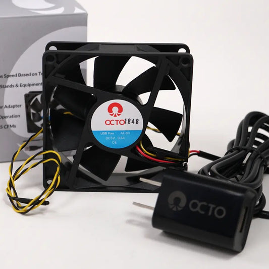Octo 3-Inch USB Smart Fan
