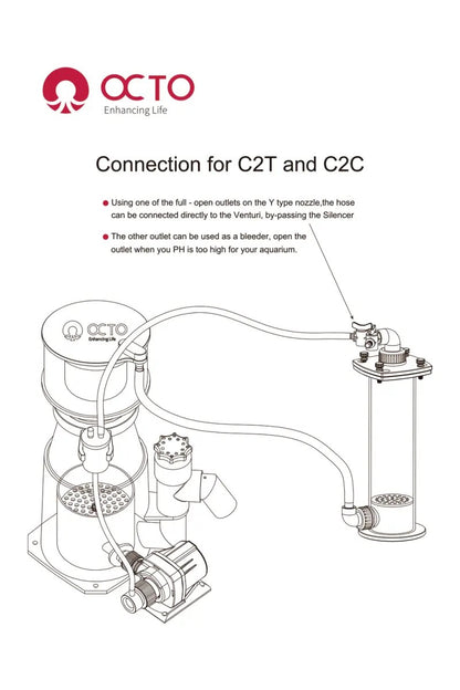 Octo CO2 Skimmer 10in Top Cover