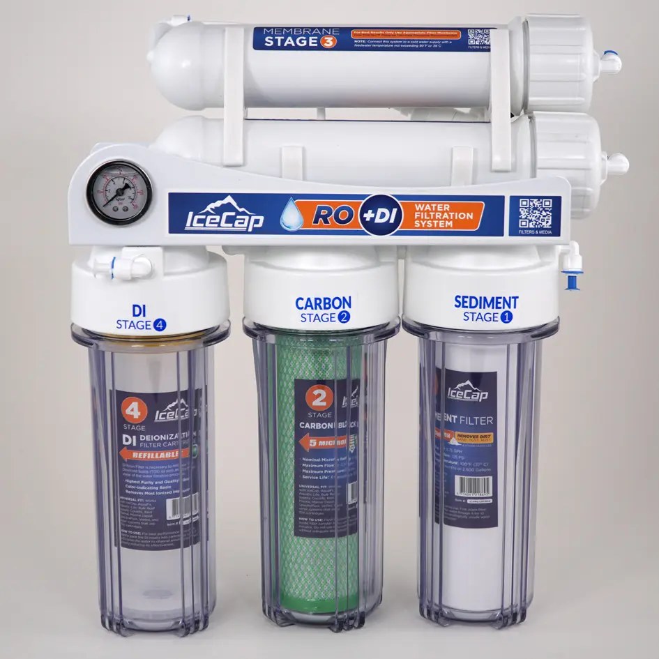 IceCap 200 GPD Reverse Osmosis RO/DI Water Filtration System