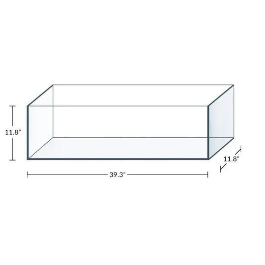 IceCap Glass Bookshelf Aquarium, 23.78-Gallon