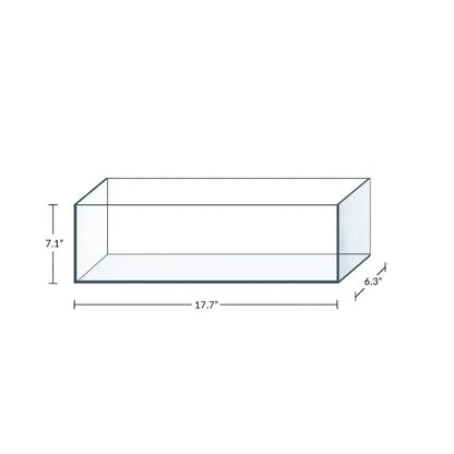 IceCap Glass Bookshelf Aquarium, 3.4-Gallon
