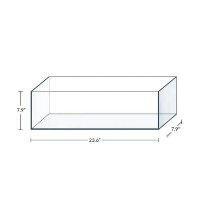 IceCap Glass Bookshelf Aquarium, 6.3-Gallon