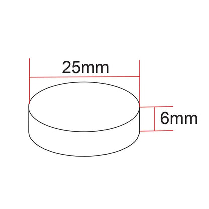 IceCap 1in Biological Frag Plugs with Flat Top, 25 pcs