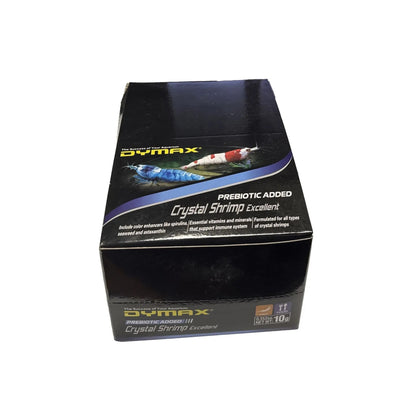 Dymax Crystal Shrimp Excellent Food, 10 g, 24-Pack Retail Box