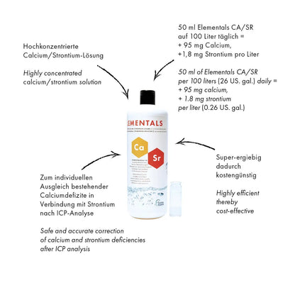 Fauna Marin Elementals Ca/Sr, Calcium/Strontium, 1000 ml