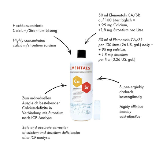 Fauna Marin Elementals Ca/Sr, Calcium/Strontium, 1000 ml