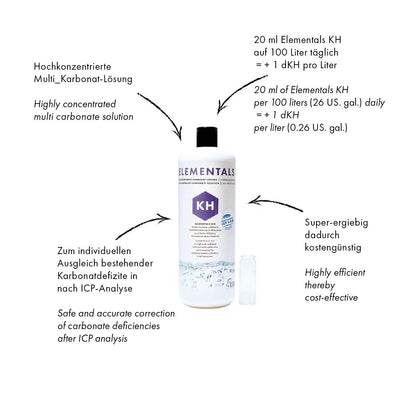 Fauna Marin Elementals, KH, Alkalinity, 1000 ml