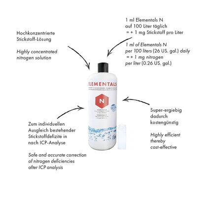 Fauna Marin Elementals N, Nitrogen, 1000 ml