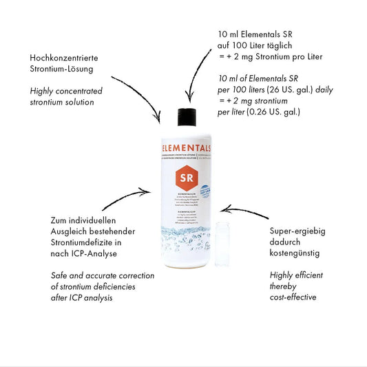 Fauna Marin Elementals Sr, Strontium, 1000 ml