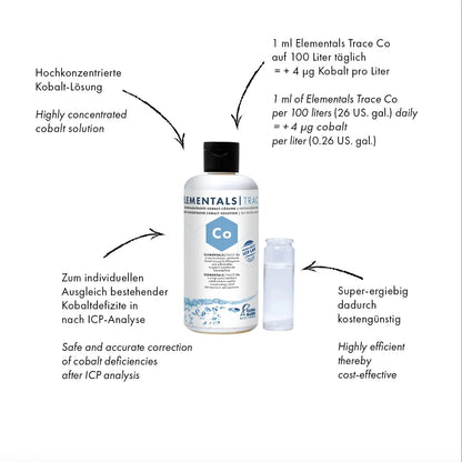 Fauna Marin Elementals Trace Co, Cobalt, 250 ml