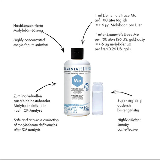 Fauna Marin Elementals Trace Mo, Molybdenum, 250 ml