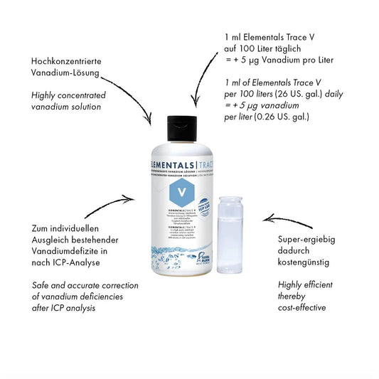 Fauna Marin Elementals Trace V, Vanadium, 250 ml