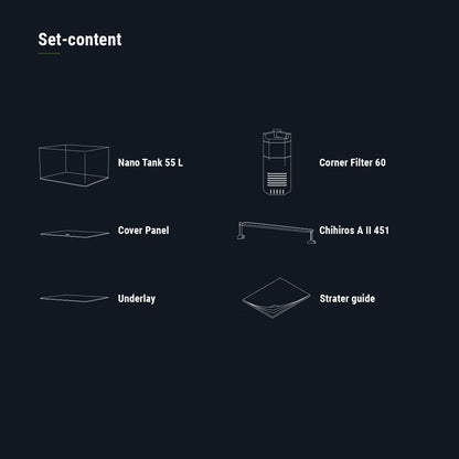 Dennerle Nano Tank Basic, 55L/14.5G