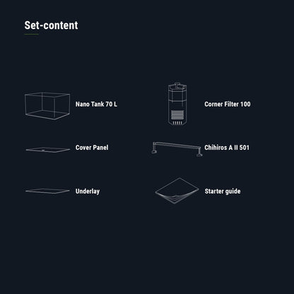 Dennerle Nano Tank Basic, 70L/18.5G
